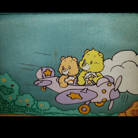 *SOLD* Vintage 1986 Peter’s Bag Corp. Care Bears Kids Suitcase Luggage Bag - Picture 7 of 12